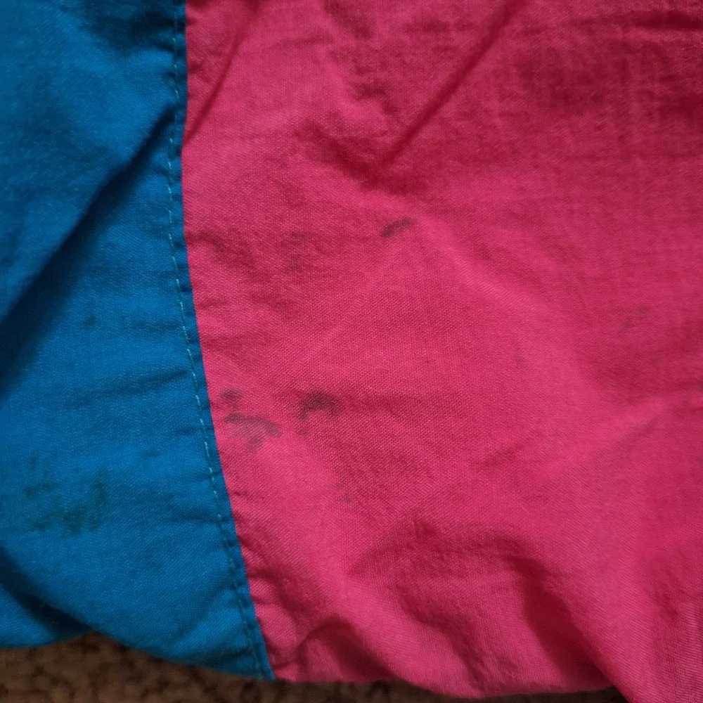 Circo Vintage 80s Colorblock Baby Toddler Puffer Jacket Coat Flowers 2T